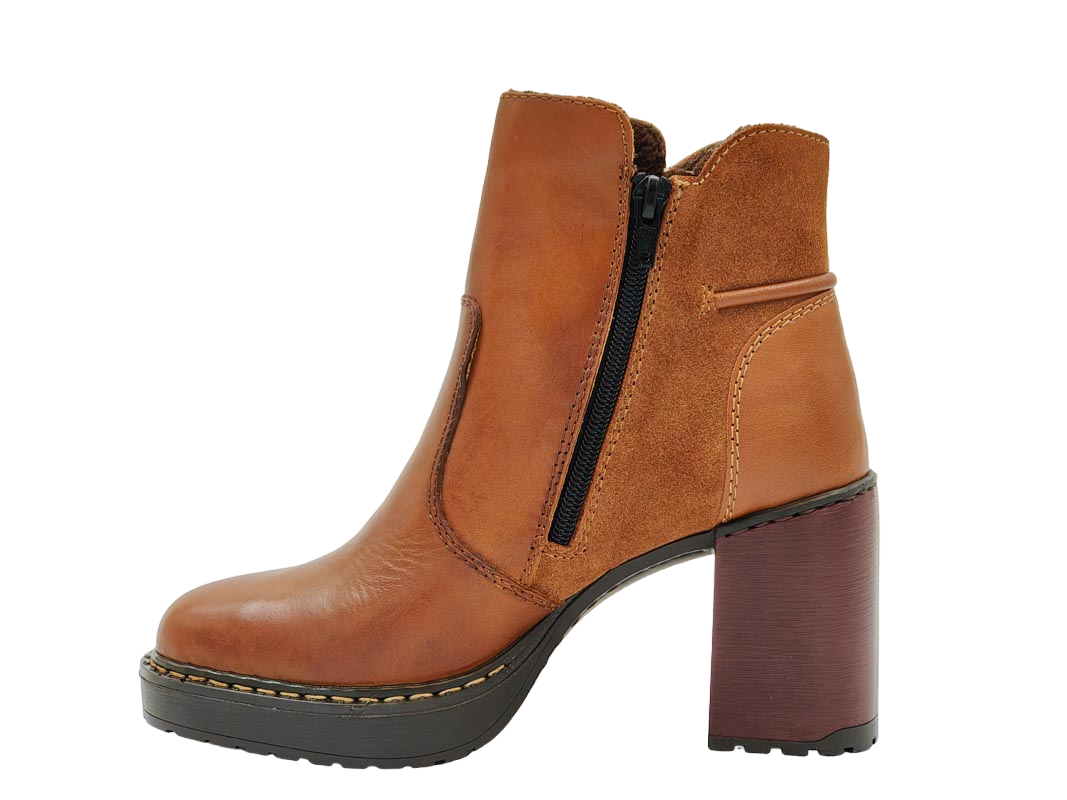 Ghete Dama Rieker Piele Naturala Riek Y4157