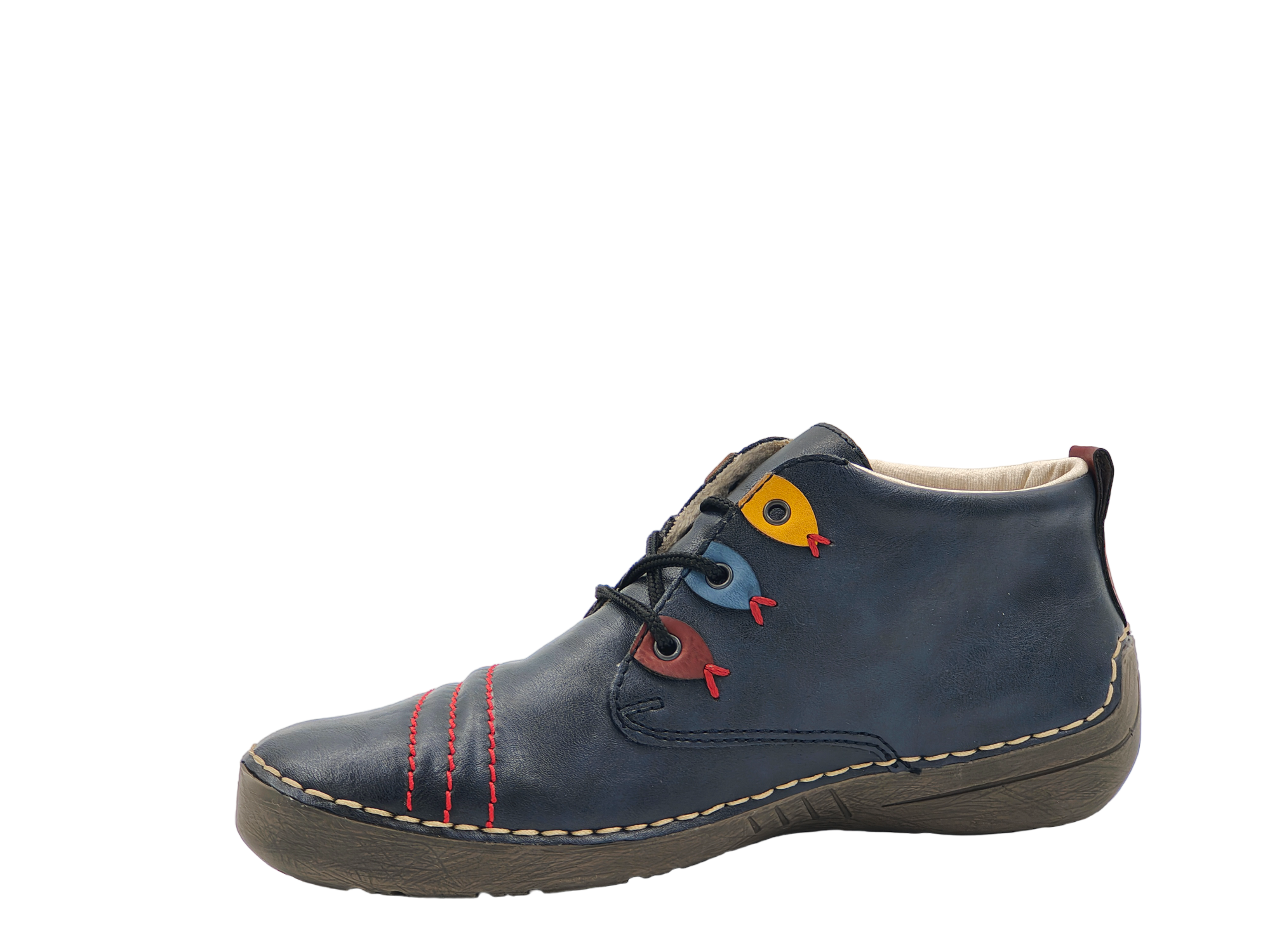 Ghete Dama Rieker Piele Naturala  Riek 52509