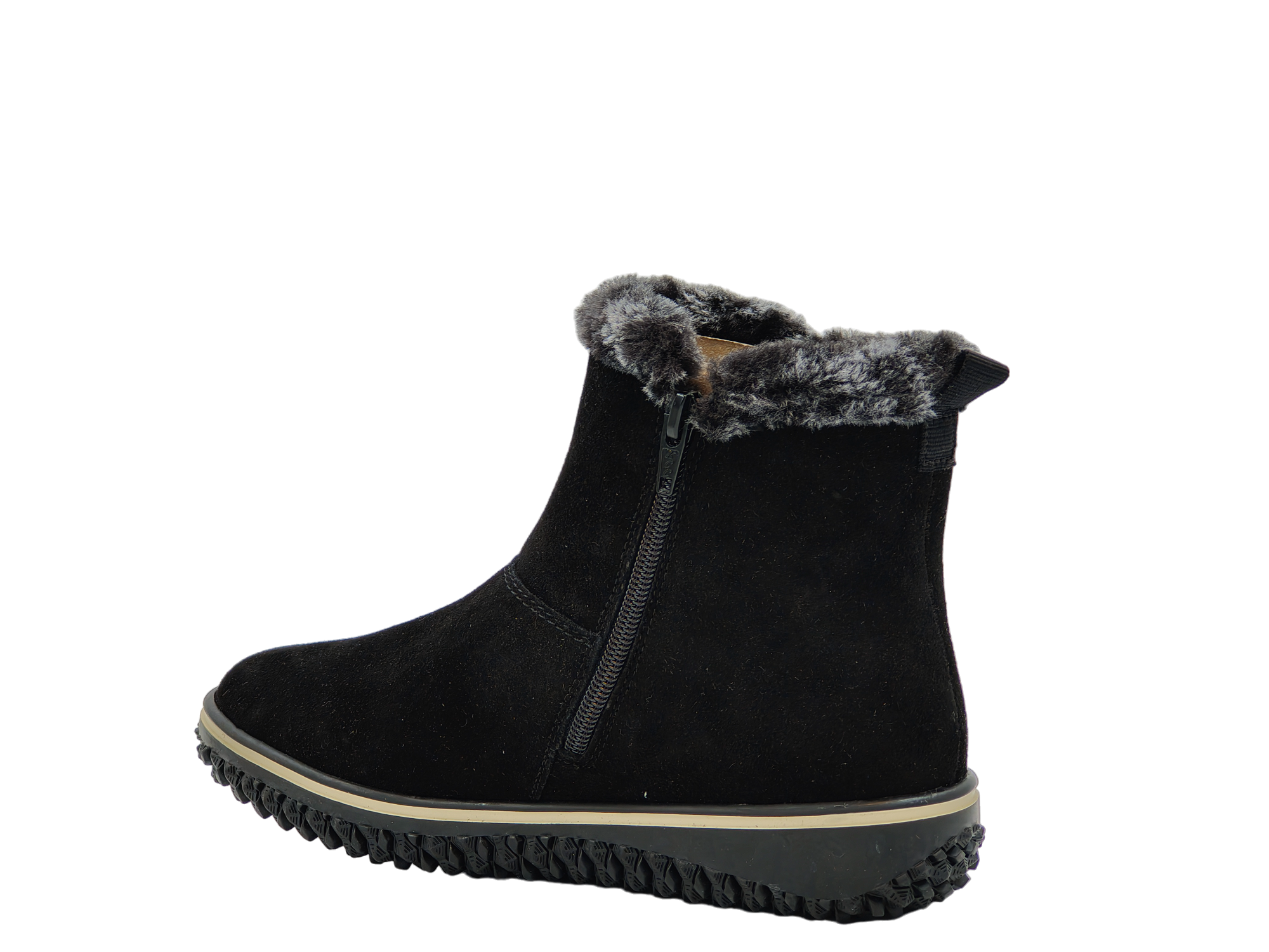 Ghete Dama Rieker Piele Naturala Intoarsa Riek Z4266