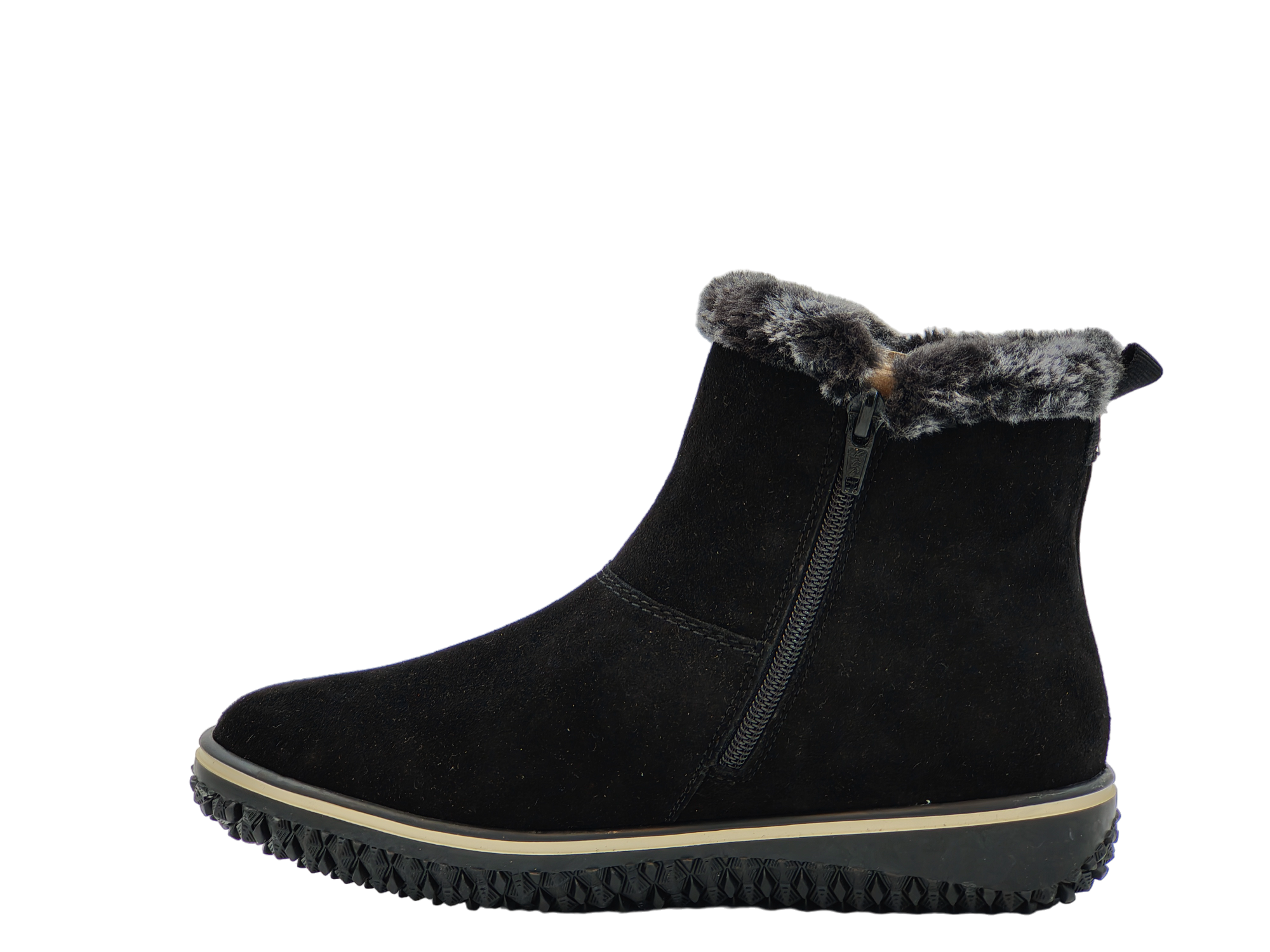 Ghete Dama Rieker Piele Naturala Intoarsa Riek Z4266