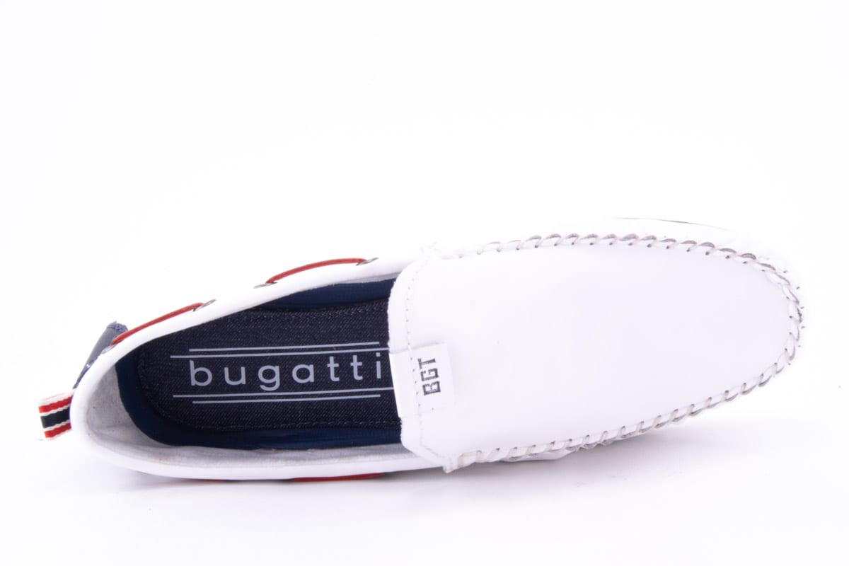 '-amely.ro-Bugatti-Pantofi Barbati Bugatti Piele Naturala Asto A2X65 /Alb