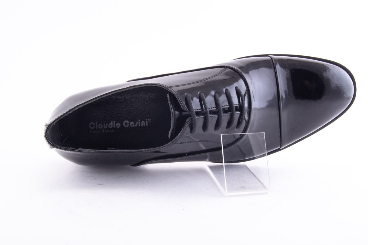 '-amely.ro-Claudio Casini-Pantofi Barbati Eleganti Claudio Casini Din Piele Naturala Lacuita Cart 262-M /Nlac