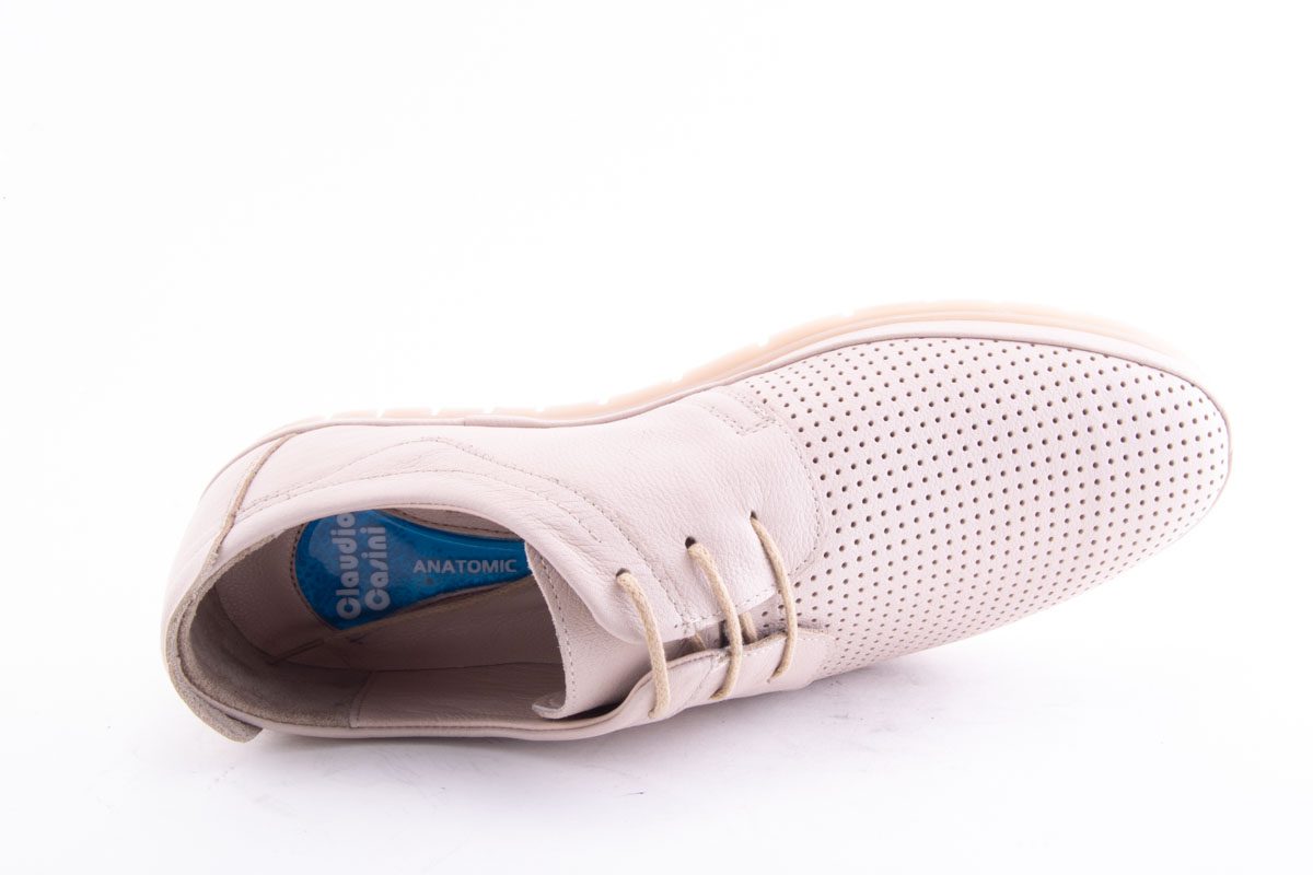 '-amely.ro-Claudio Casini-Pantofi Barbati Piele Naturala De Vitel Claudio Casini Cart 1000-1 /Crem