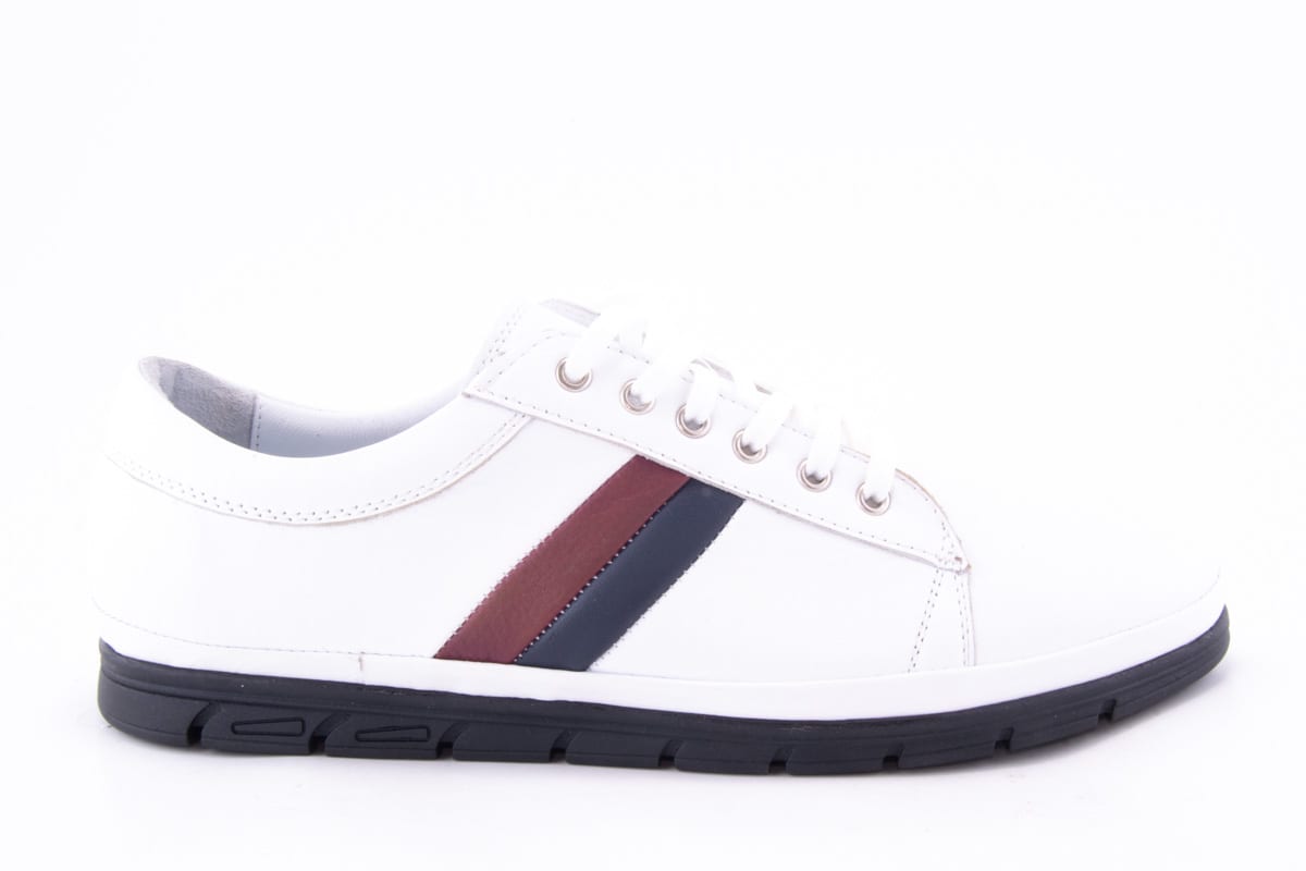 '-amely.ro-Claudio Casini-Pantofi Barbati Piele Naturala De Vitel Claudio Casini Cart 1021 /Alb