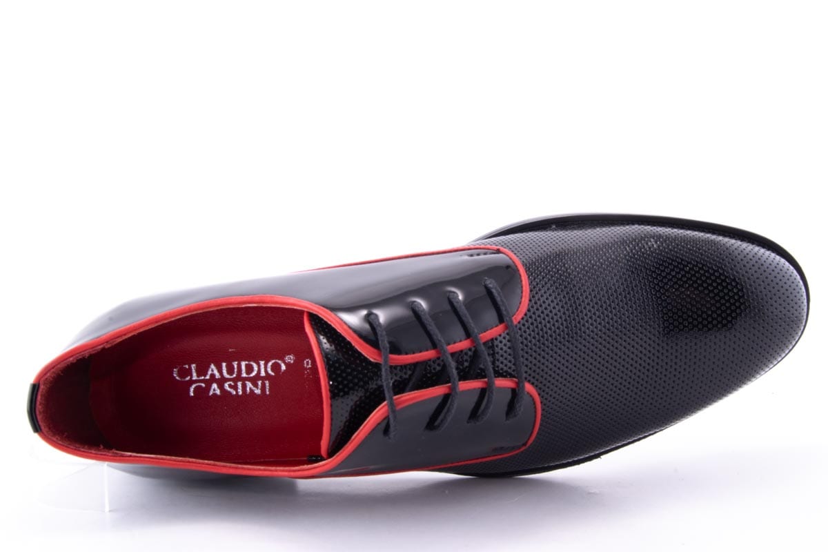 '-amely.ro-Claudio Casini-Pantofi Barbati Eleganti Piele Naturala Lacuita Claudio Casini Cart 1201 /Nrs