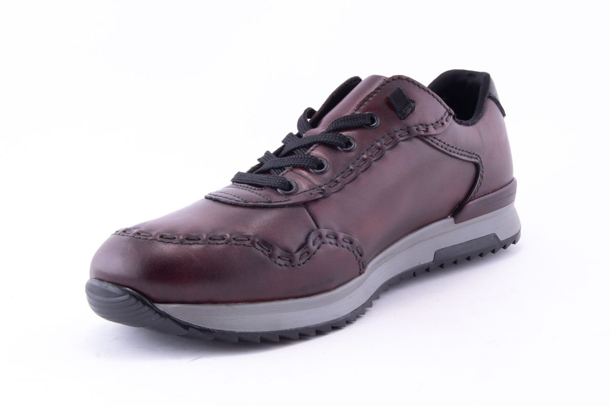 '-amely.ro-Rieker-Pantofi Barbati Rieker Piele Naturala Riek 16108 /Bor