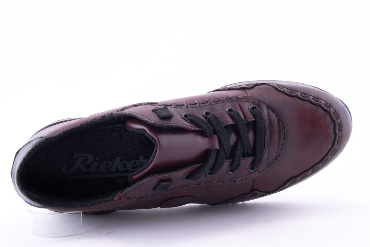 '-amely.ro-Rieker-Pantofi Barbati Rieker Piele Naturala Riek 16108 /Bor