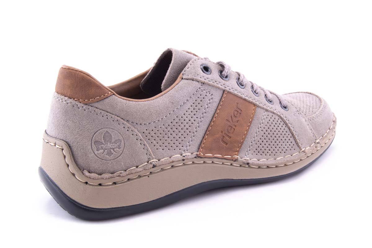 '-amely.ro-Rieker-Pantofi Barbati Rieker Piele Naturala Intoarsa Riek 05216 /Grv