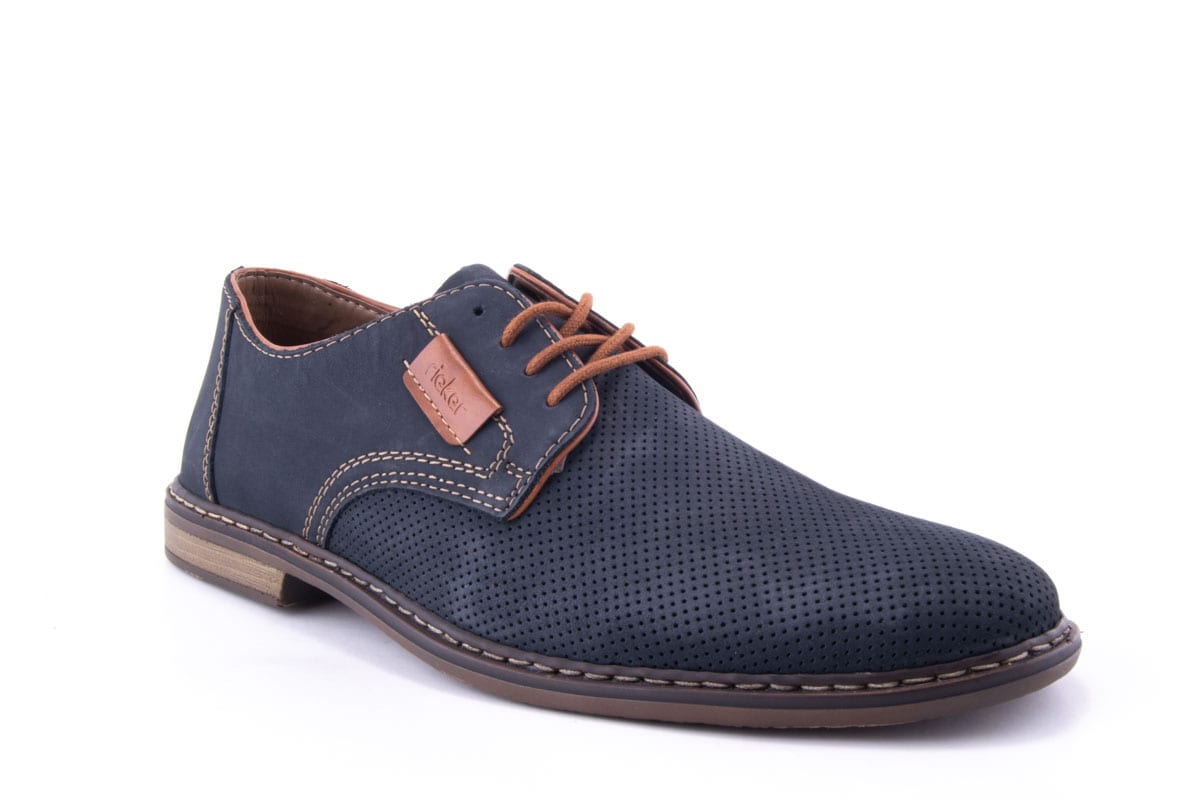'-amely.ro-Rieker-Pantofi Barbati Rieker Piele Naturala Intoarsa Riek 13439 /Abs