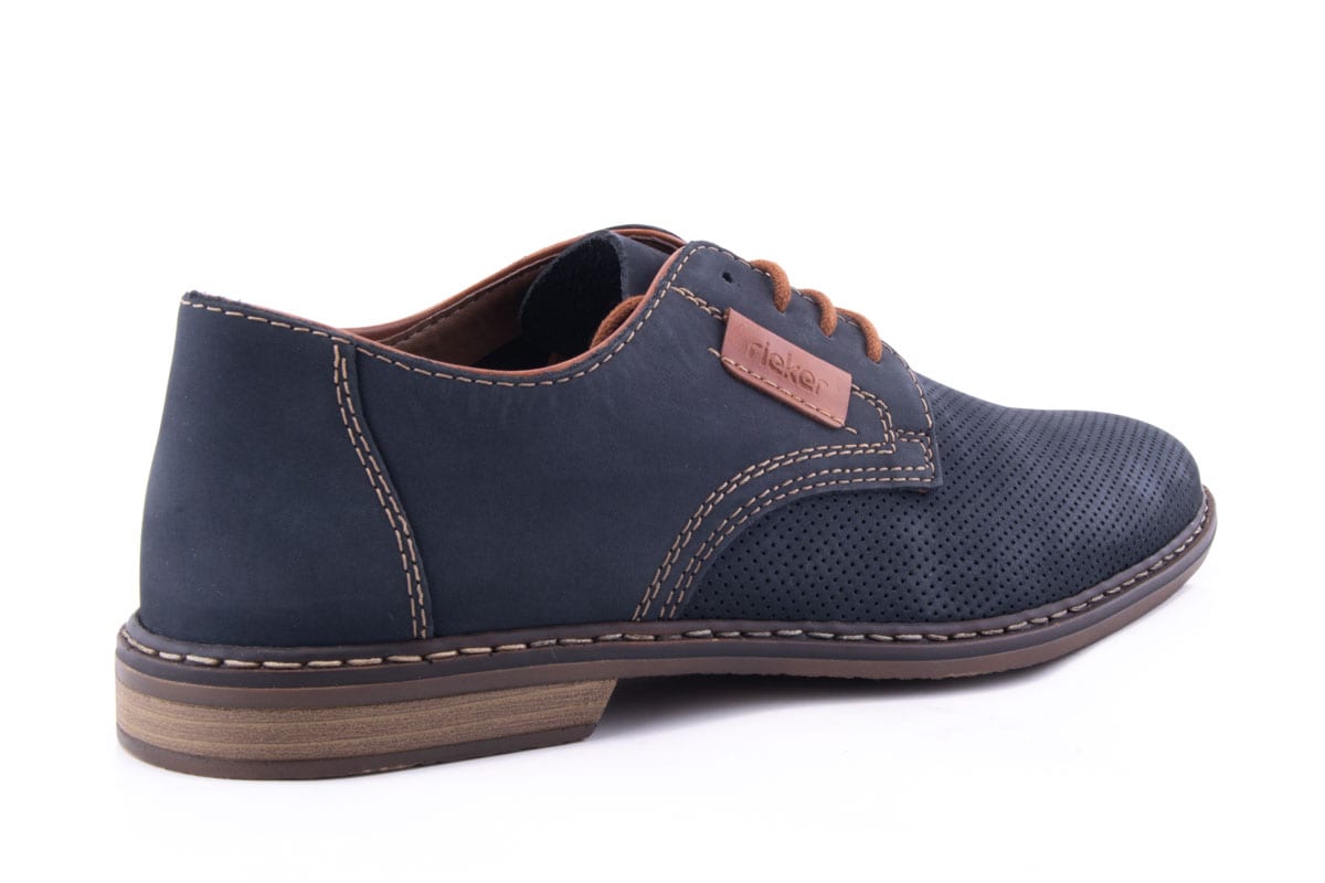 '-amely.ro-Rieker-Pantofi Barbati Rieker Piele Naturala Intoarsa Riek 13439 /Abs