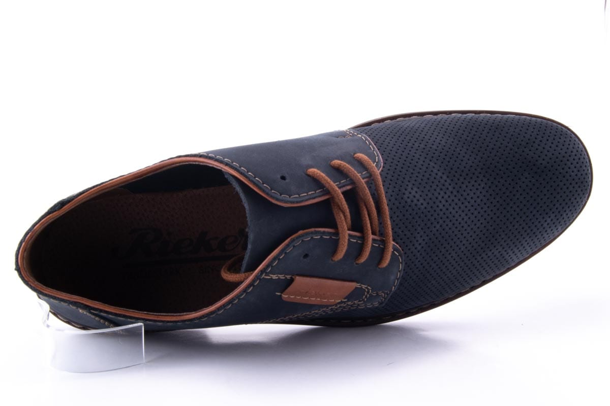 '-amely.ro-Rieker-Pantofi Barbati Rieker Piele Naturala Intoarsa Riek 13439 /Abs