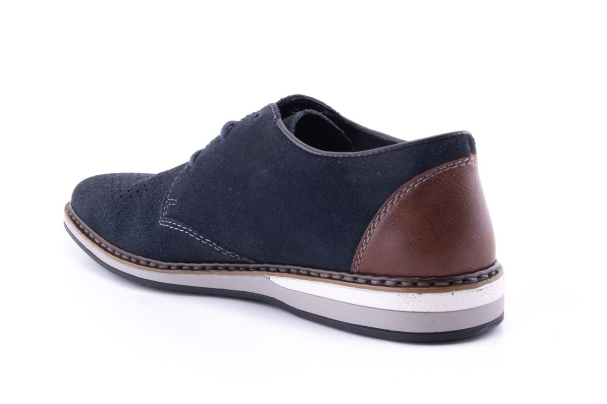 '-amely.ro-Rieker-Pantofi Barbati Rieker Piele Naturala Intoarsa Riek 16826 /Abs