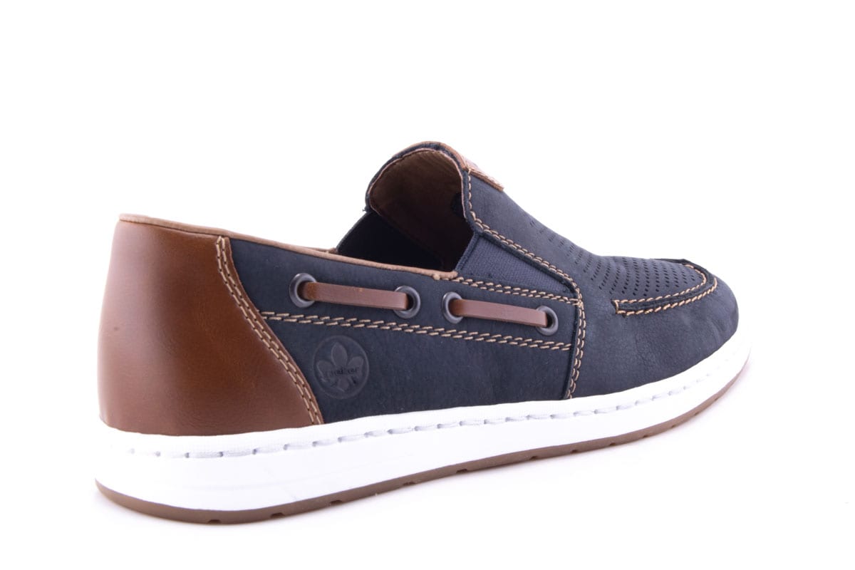 '-amely.ro-Rieker-Pantofi Barbati Rieker Piele Naturala Riek 18266 /Abs