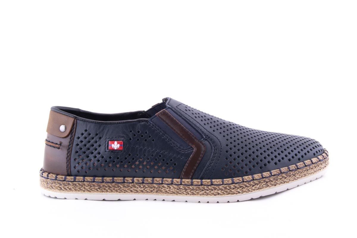 '-amely.ro-Rieker-Pantofi Barbati Rieker Piele Naturala Riek B5297 /Abs