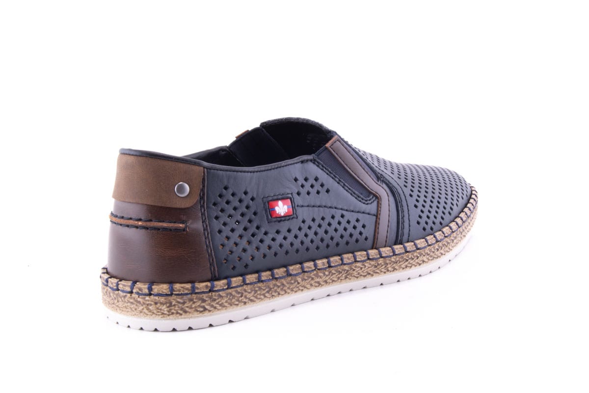 '-amely.ro-Rieker-Pantofi Barbati Rieker Piele Naturala Riek B5297 /Abs