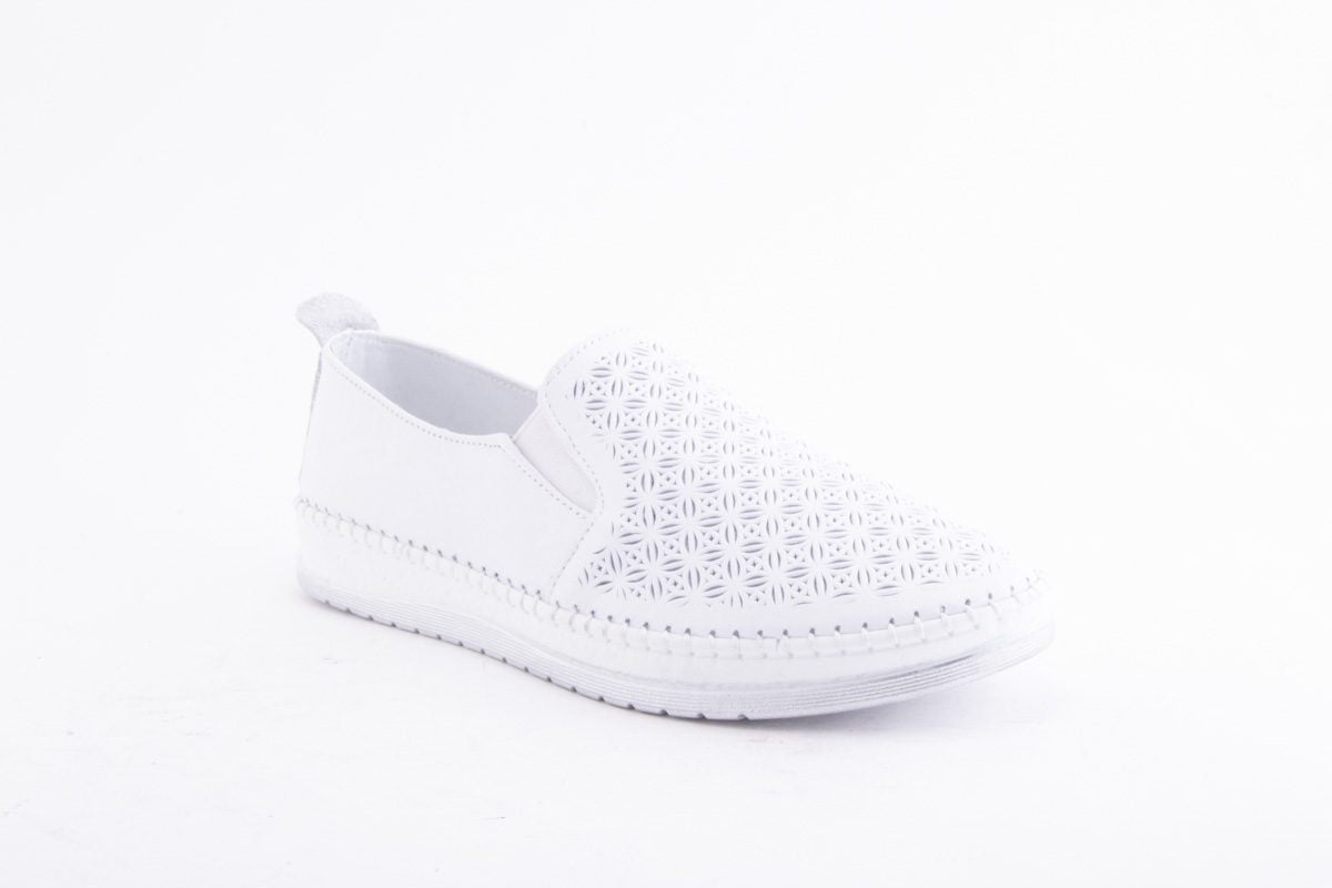 '-amely.ro-Claudio Casini-Pantofi Dama Piele Naturala De Vitel Claudio Casini Cart 109 /Alb
