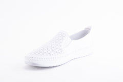 '-amely.ro-Claudio Casini-Pantofi Dama Piele Naturala De Vitel Claudio Casini Cart 109 /Alb
