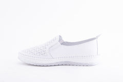 '-amely.ro-Claudio Casini-Pantofi Dama Piele Naturala De Vitel Claudio Casini Cart 109 /Alb