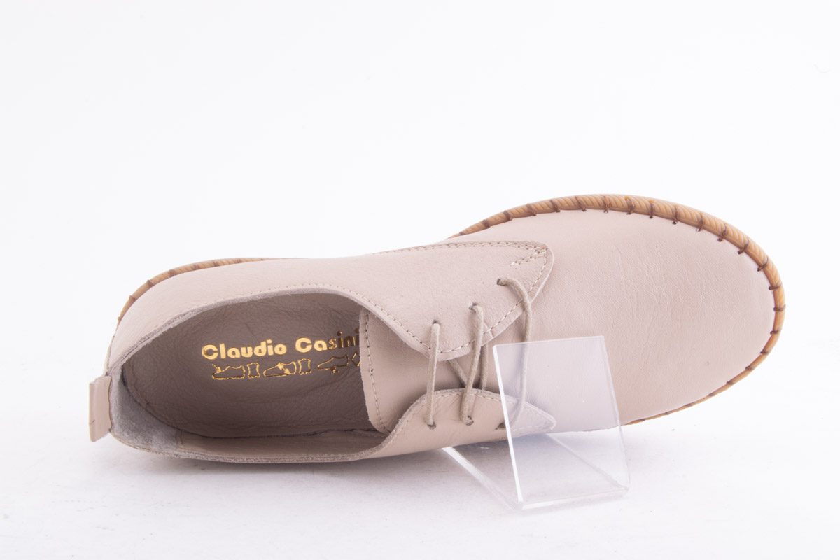 '-amely.ro-Claudio Casini-Pantofi Dama Piele Naturala De Vitel Claudio Casini Cart 2047 /Bej