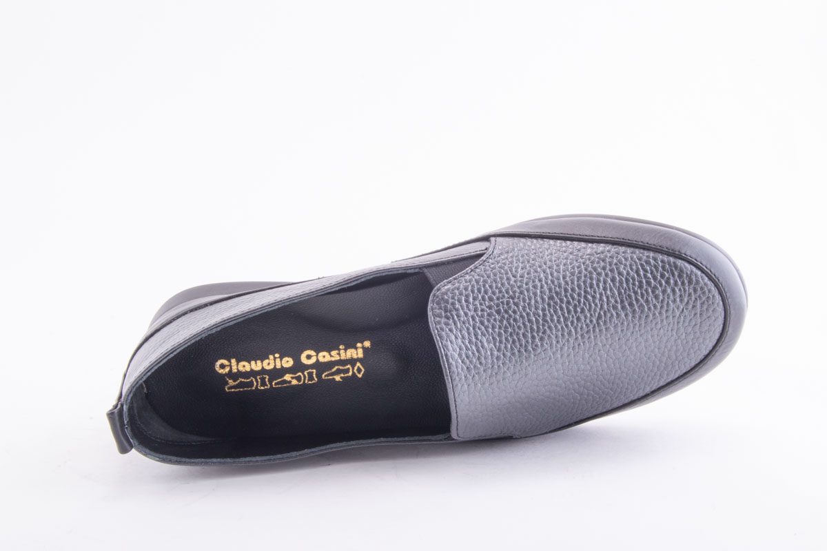'-amely.ro-Claudio Casini-Pantofi Dama Piele Naturala De Vitel Claudio Casini Cart 2113 /Grisid