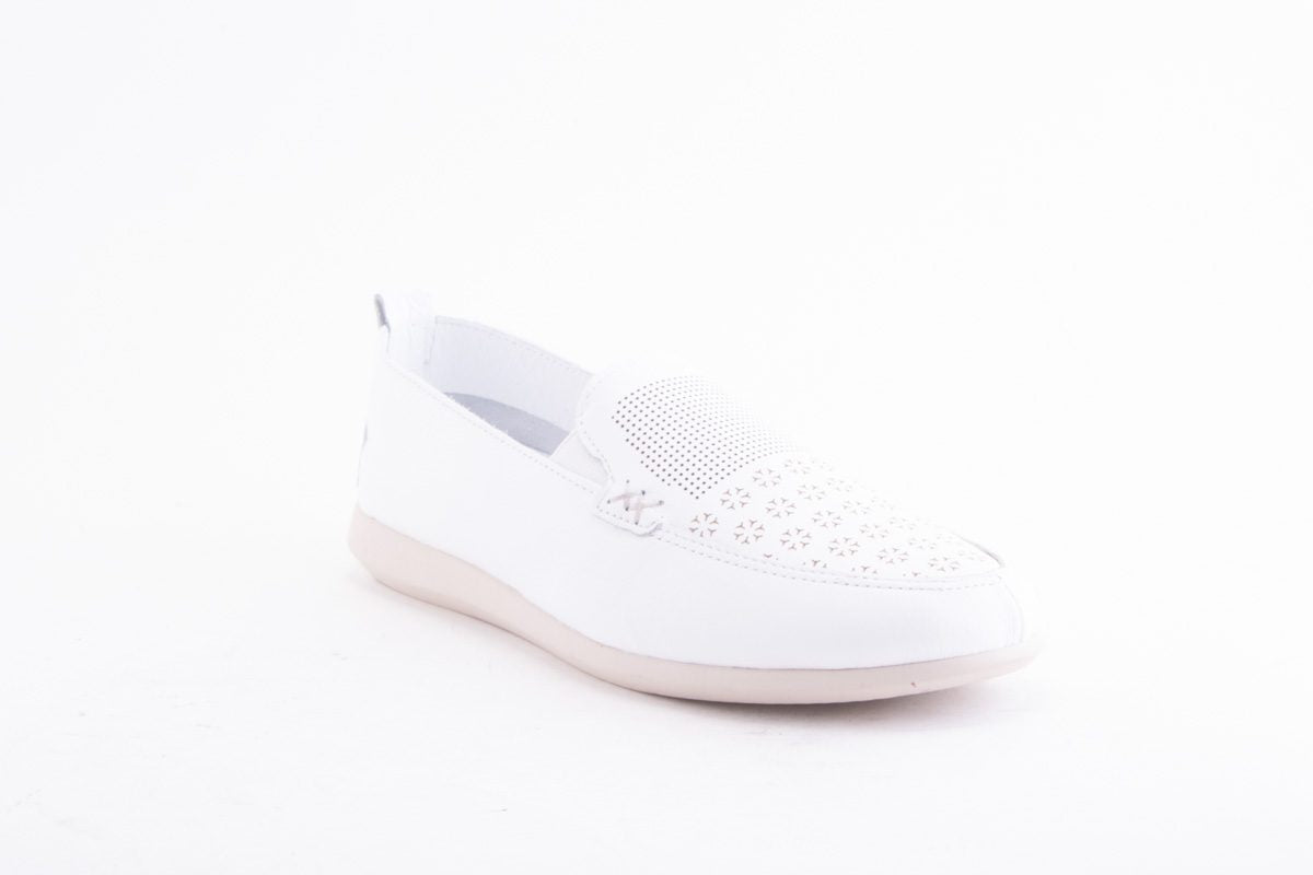 '-amely.ro-Claudio Casini-Pantofi Dama Piele Naturala De Vitel Claudio Casini Cart 2116 /Alb