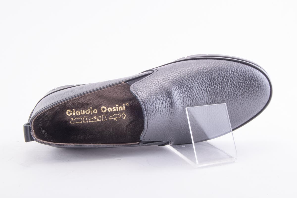 '-amely.ro-Claudio Casini-Pantofi Dama Piele Naturala De Vitel Claudio Casini Cart 410 /Grisid