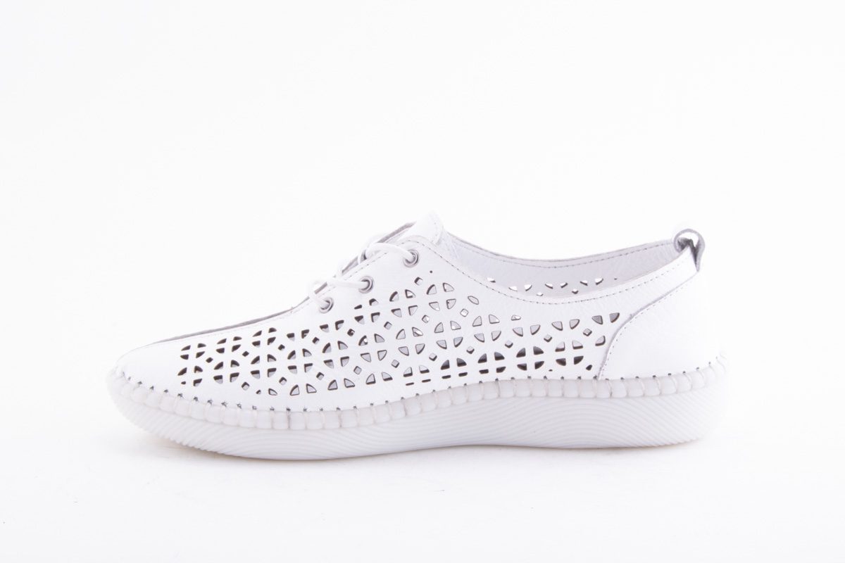 '-amely.ro-Claudio Casini-Pantofi Dama Piele Naturala De Vitel Claudio Casini Cart Hy77 /Alb