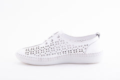 '-amely.ro-Claudio Casini-Pantofi Dama Piele Naturala De Vitel Claudio Casini Cart Hy77 /Alb