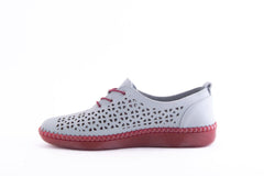 '-amely.ro-Claudio Casini-Pantofi Dama Piele Naturala De Vitel Claudio Casini Cart Hy771 /Gri