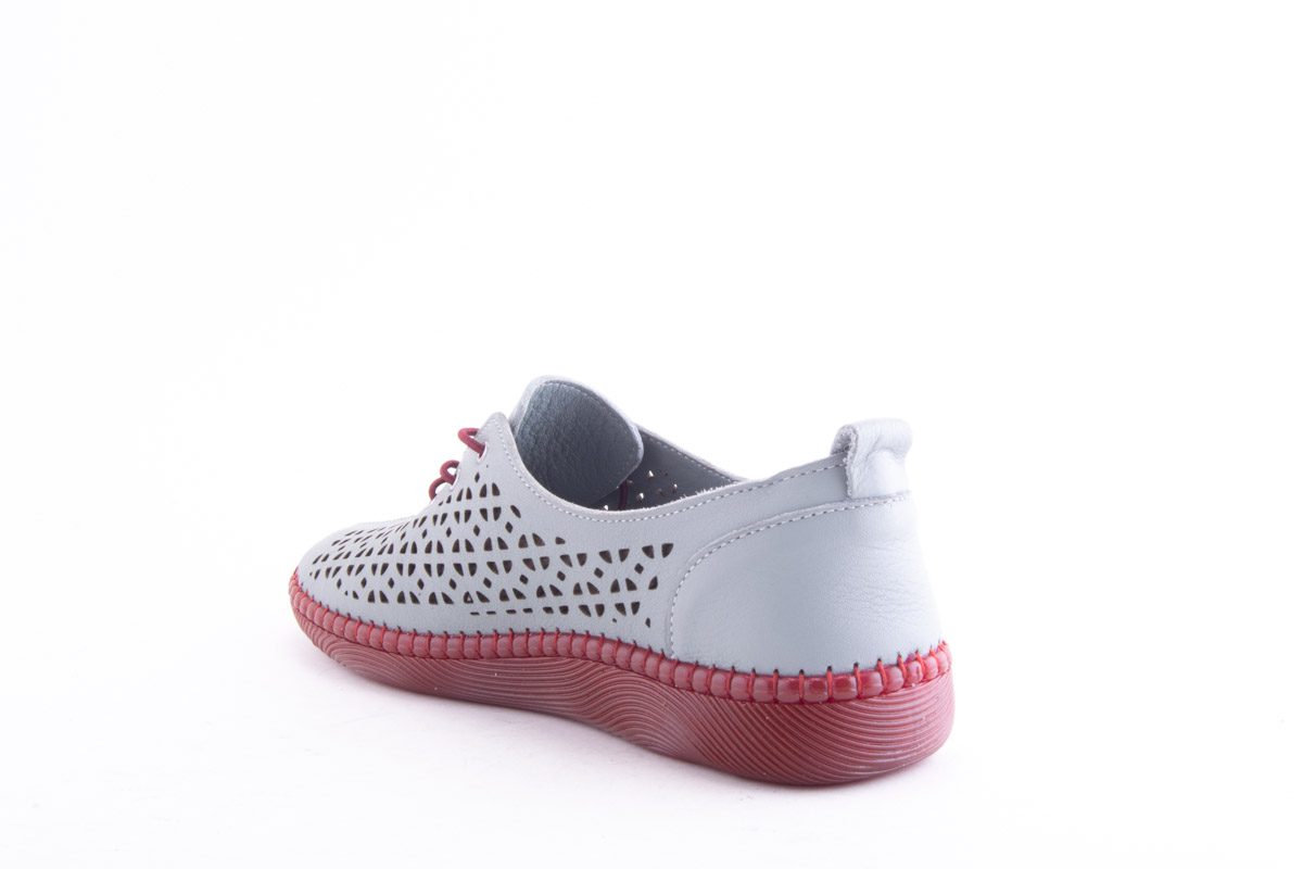 '-amely.ro-Claudio Casini-Pantofi Dama Piele Naturala De Vitel Claudio Casini Cart Hy771 /Gri