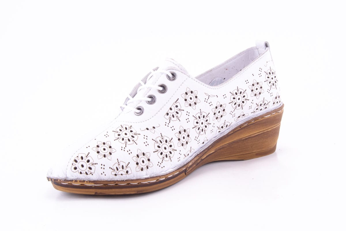 '-amely.ro-Claudio Casini-Pantofi Dama Piele Naturala De Vitel Claudio Casini Cart 077-1 /Alb
