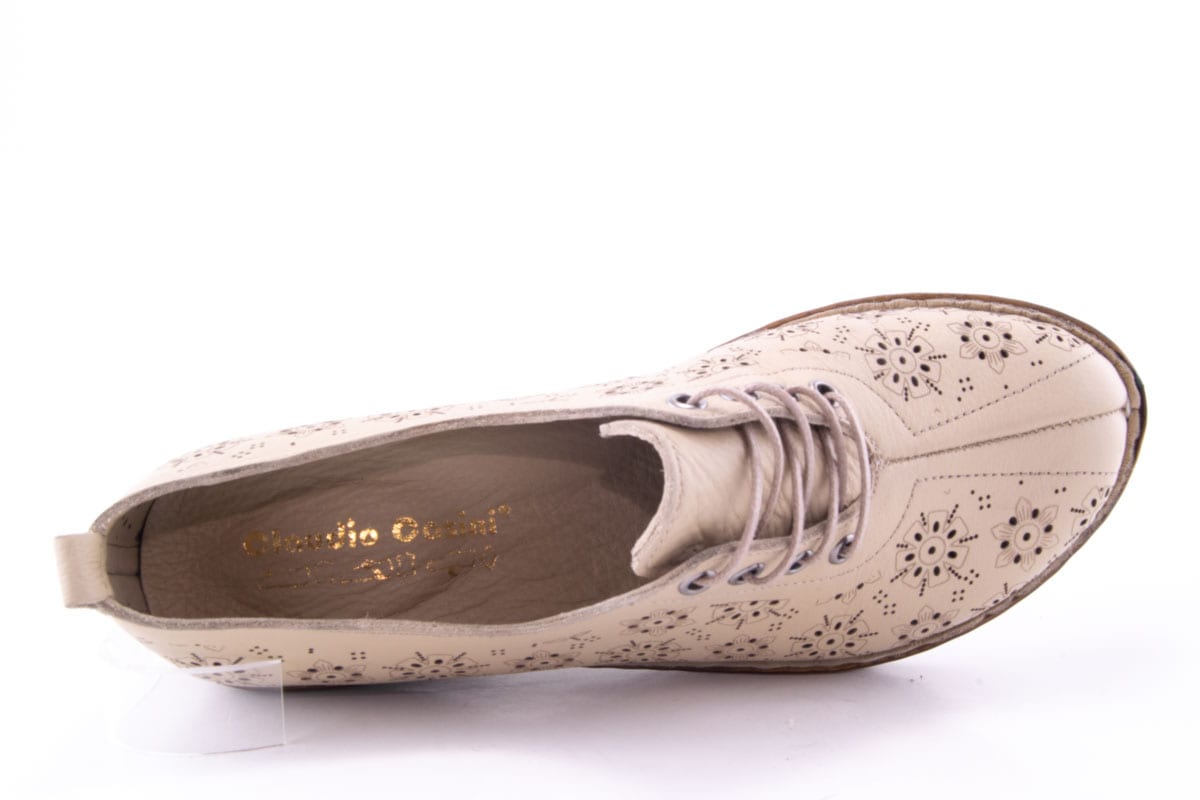 '-amely.ro-Claudio Casini-Pantofi Dama Piele Naturala De Vitel Claudio Casini Cart 077-1 /Bej