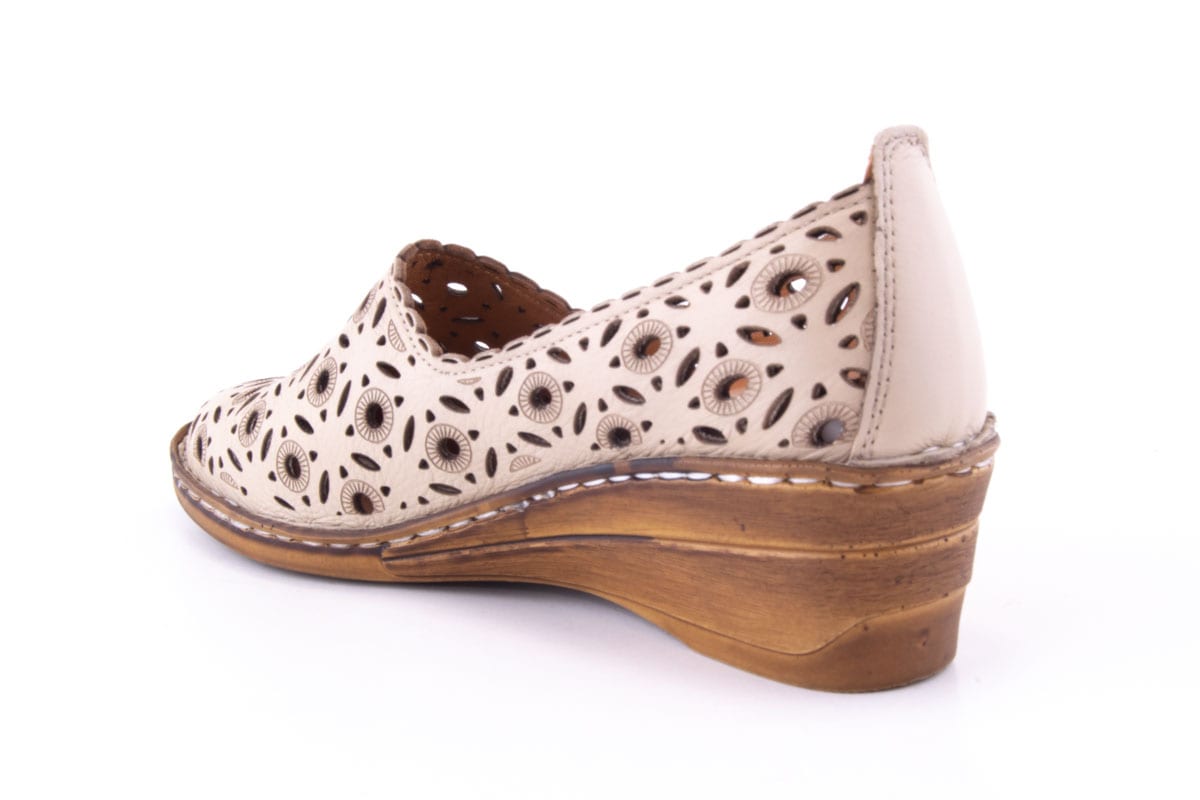 '-amely.ro-Claudio Casini-Pantofi Dama Piele Naturala De Vitel Claudio Casini Cart 1010 /Bej