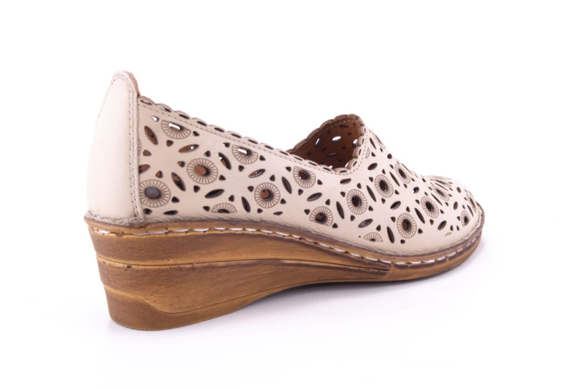 '-amely.ro-Claudio Casini-Pantofi Dama Piele Naturala De Vitel Claudio Casini Cart 1010 /Bej