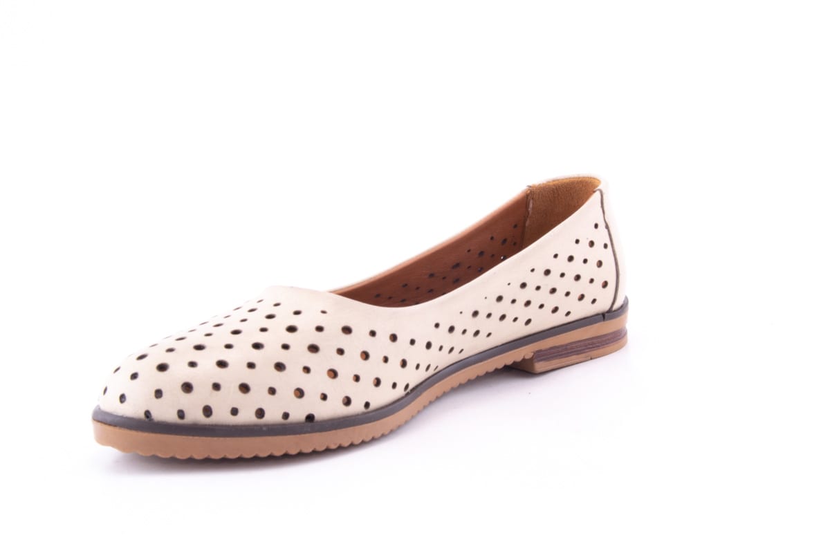 '-amely.ro-Claudio Casini-Pantofi Dama Piele Naturala De Vitel Claudio Casini Cart 1070 /Bej
