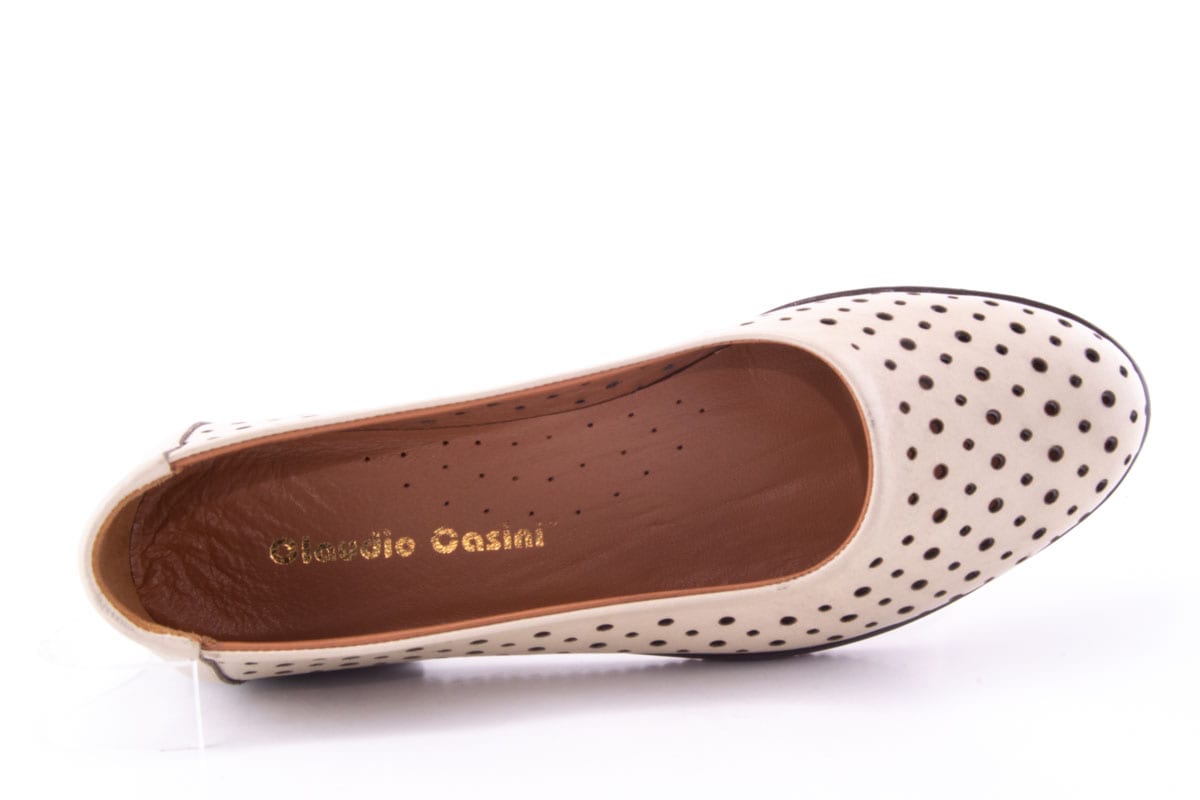 '-amely.ro-Claudio Casini-Pantofi Dama Piele Naturala De Vitel Claudio Casini Cart 1070 /Bej