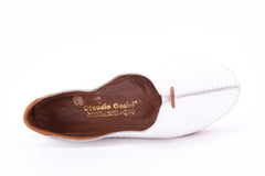 '-amely.ro-Claudio Casini-Pantofi Dama Piele Naturala De Vitel Claudio Casini Cart 2011 /Alb
