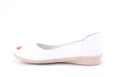 '-amely.ro-Claudio Casini-Pantofi Dama Piele Naturala De Vitel Claudio Casini Cart 2026 /Alb