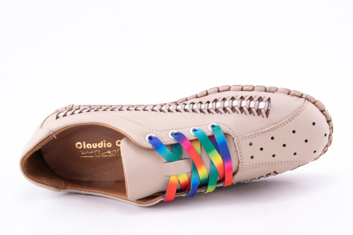 '-amely.ro-Claudio Casini-Pantofi Dama Piele Naturala De Vitel Claudio Casini Cart 702 /Bej