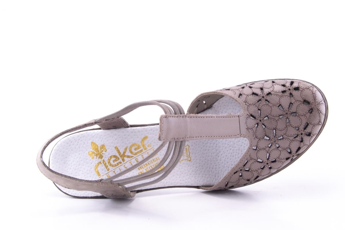 '-amely.ro-Rieker-Pantofi Dama Rieker Piele Naturala Riek 40966 /Gri