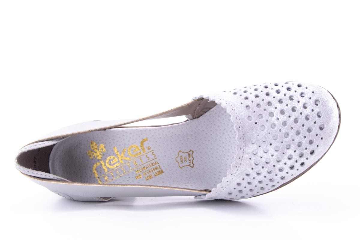 '-amely.ro-Rieker-Pantofi Dama Rieker Piele Naturala Riek 40987 /Ag