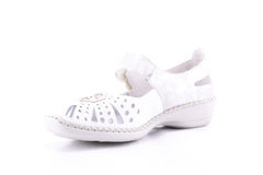 '-amely.ro-Rieker-Pantofi Dama Rieker Piele Naturala Riek 41368 /Alb