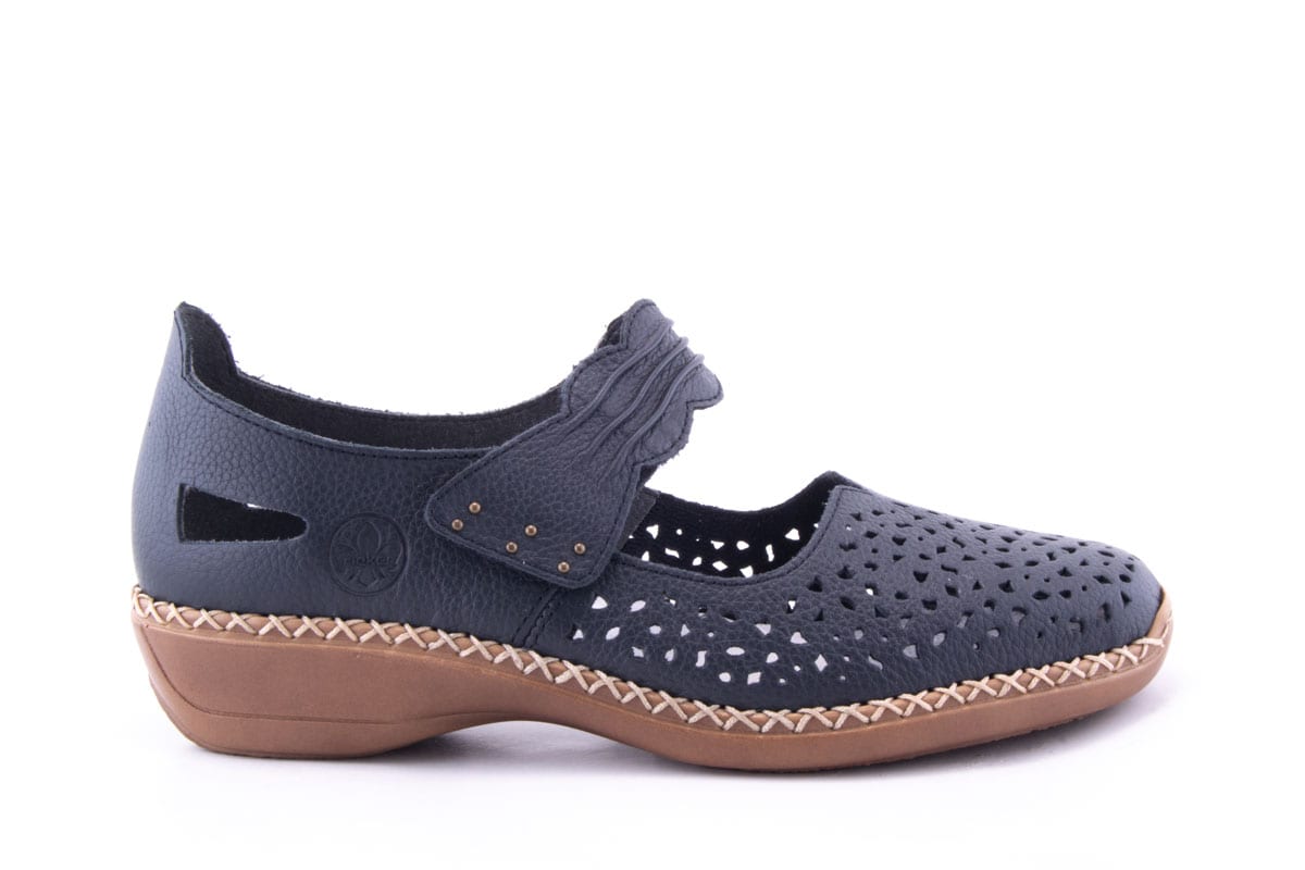 '-amely.ro-Rieker-Pantofi Dama Rieker Piele Naturala Riek 41399 /Ab