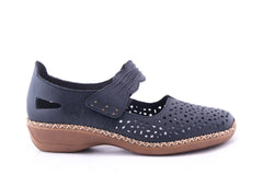'-amely.ro-Rieker-Pantofi Dama Rieker Piele Naturala Riek 41399 /Ab