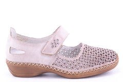 '-amely.ro-Rieker-Pantofi Dama Rieker Piele Naturala Riek 413G8 /Bej