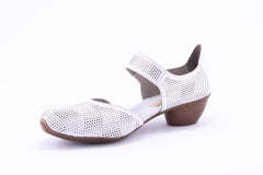 '-amely.ro-Rieker-Pantofi Dama Rieker Piele Naturala Riek 43767 /Alb