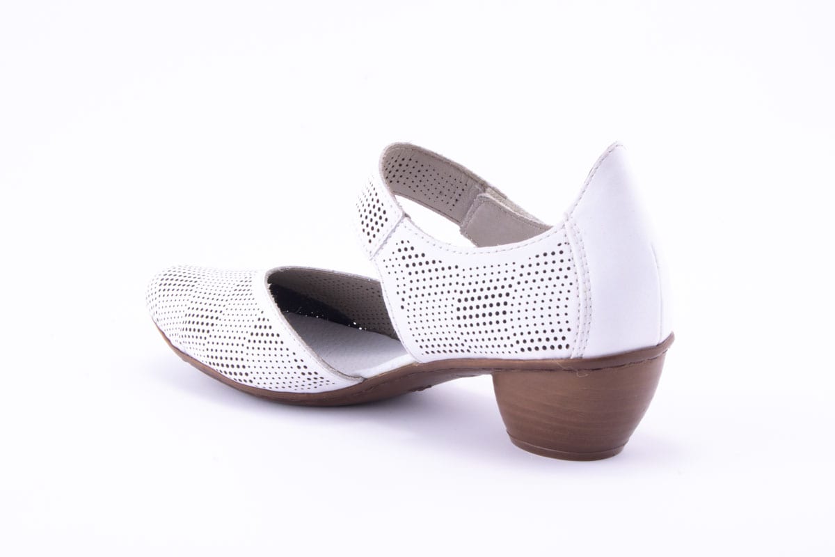 '-amely.ro-Rieker-Pantofi Dama Rieker Piele Naturala Riek 43767 /Alb