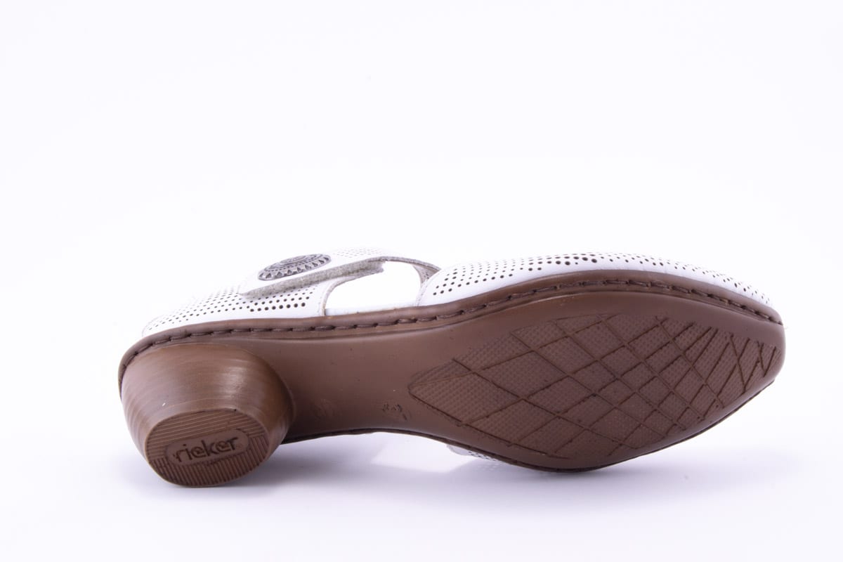 '-amely.ro-Rieker-Pantofi Dama Rieker Piele Naturala Riek 43767 /Alb