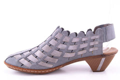 '-amely.ro-Rieker-Pantofi Dama Rieker Piele Naturala Riek 46778 /Gri