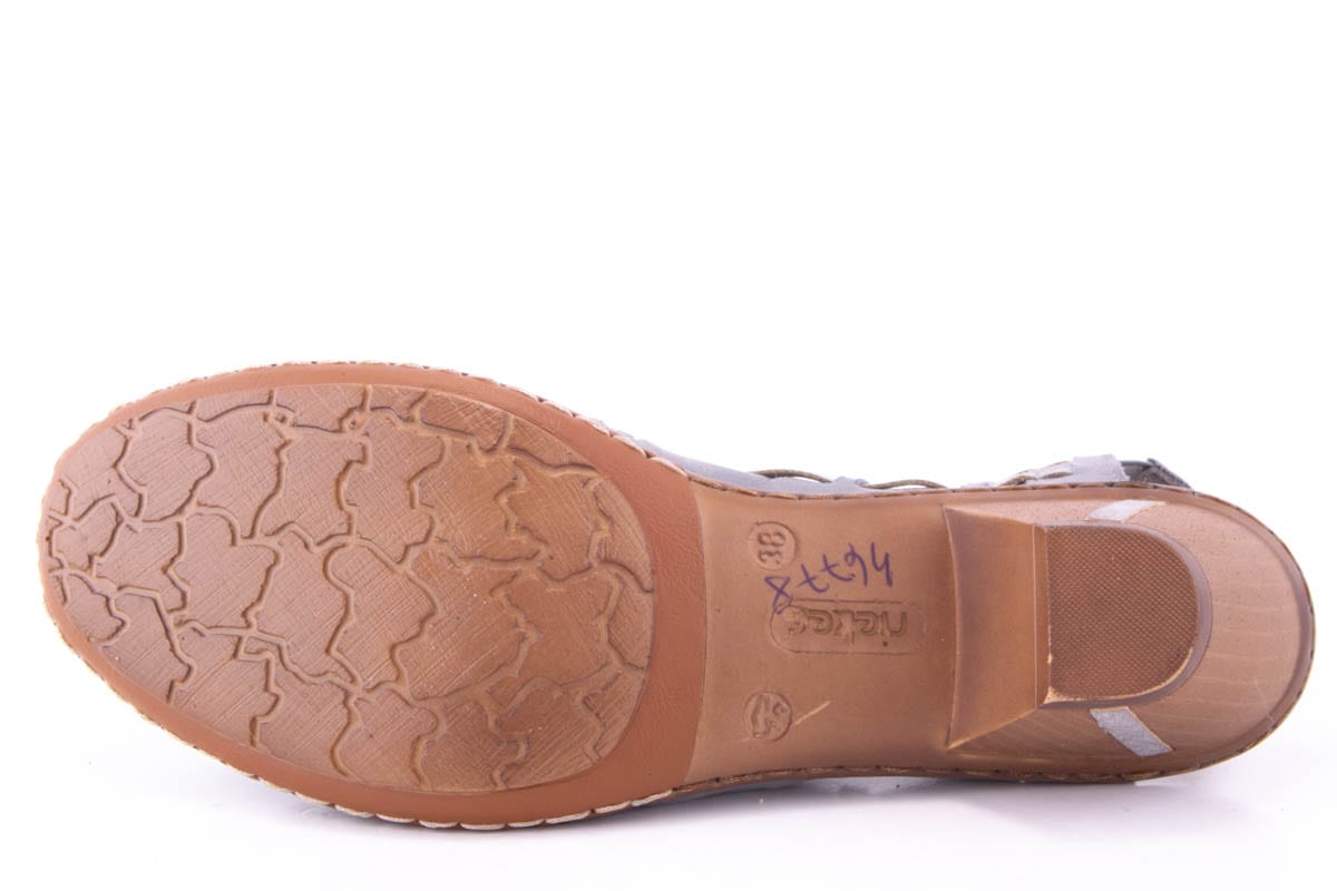 '-amely.ro-Rieker-Pantofi Dama Rieker Piele Naturala Riek 46778 /Gri